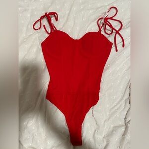 Lulus Red Bodysuit